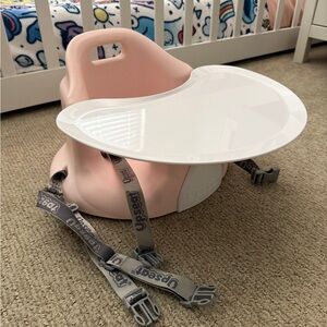 UPSEAT Pink Baby Floor Seat with Tray